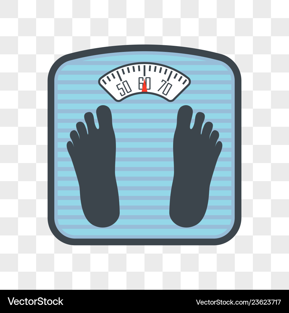 Scales dial on transparent background Scales dial on transparent background vector image