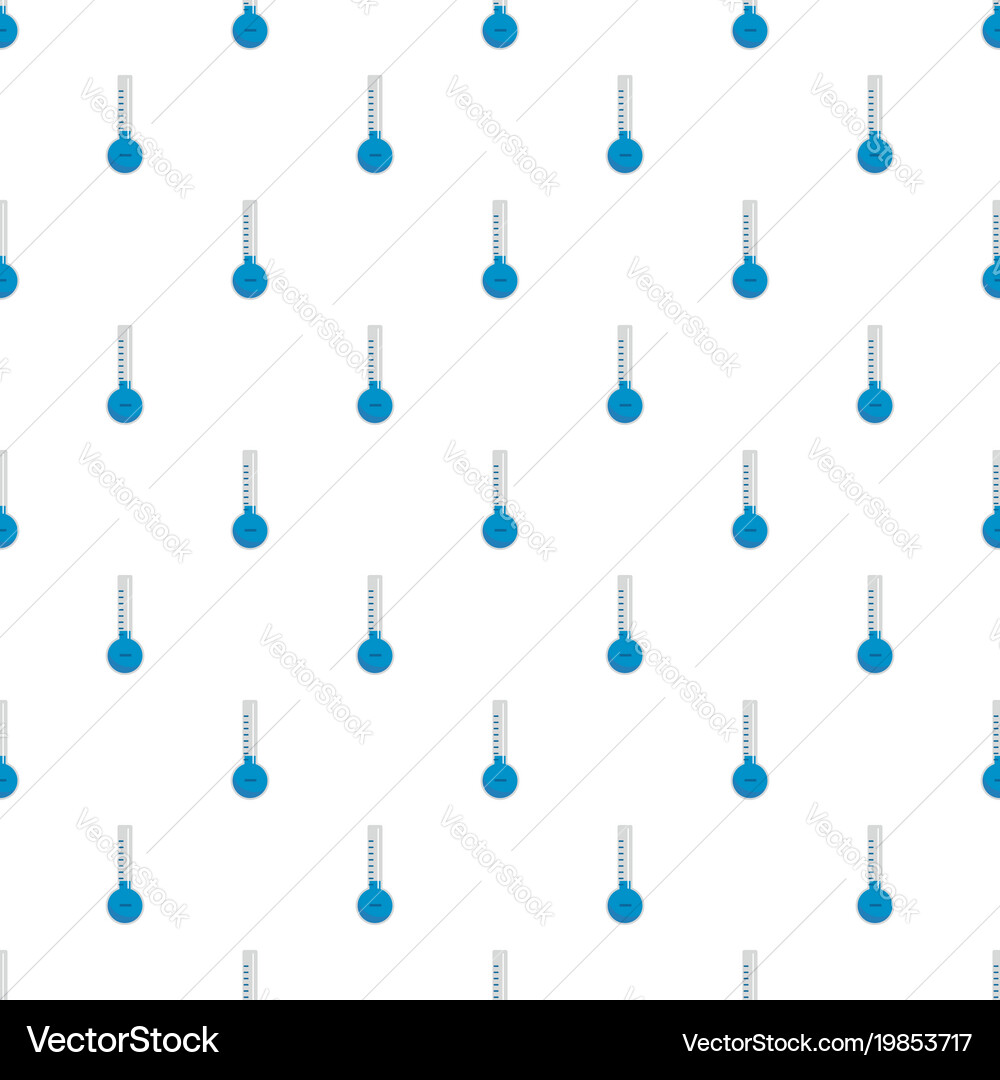 Thermometer cold pattern seamless Vector Image