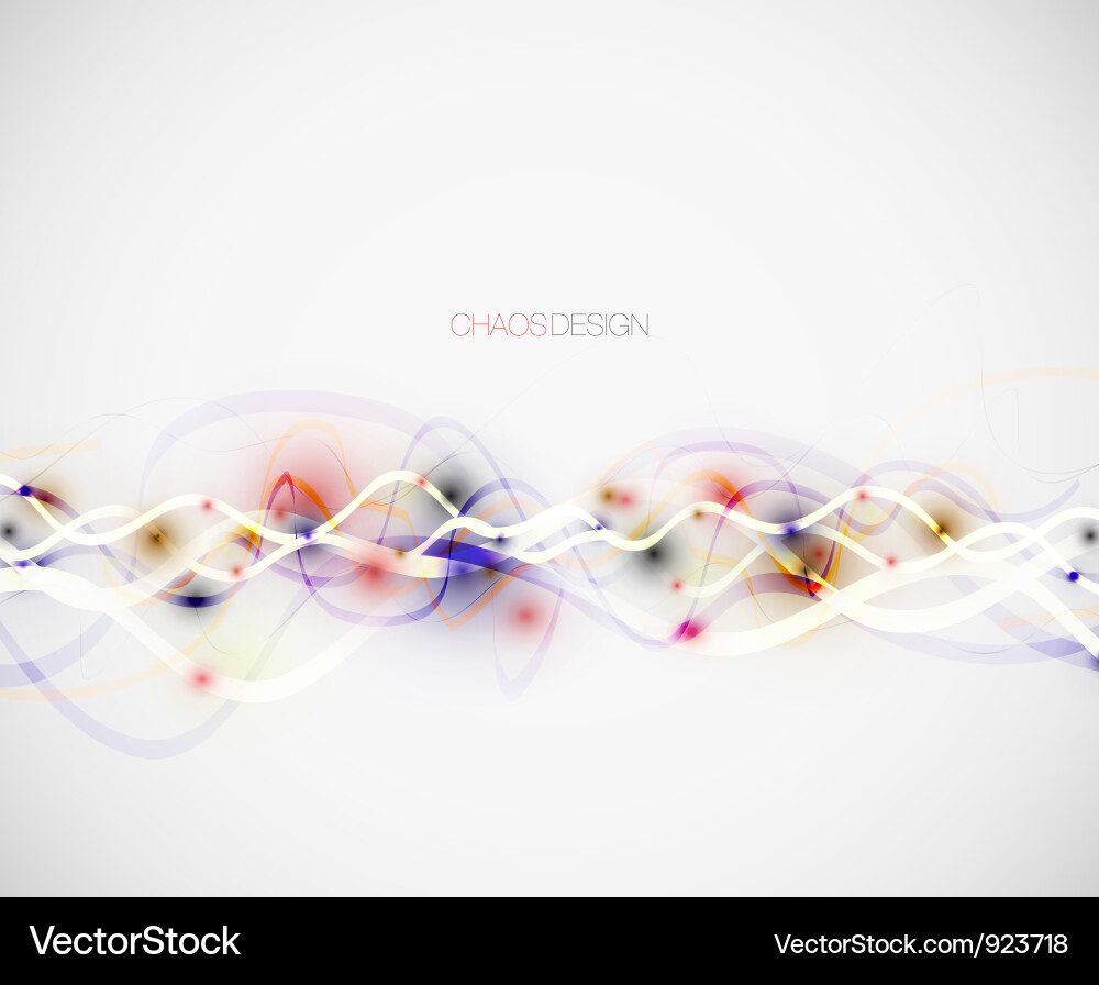 Abstract chaos lines background Vector Image