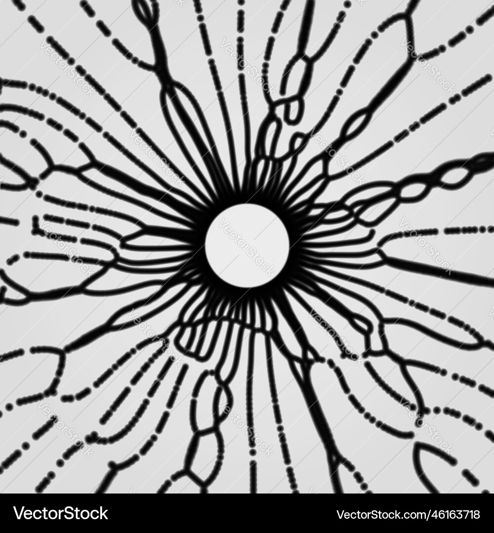 Array with dynamic particles 3d technology style Array with dynamic particles 3d technology style vector image