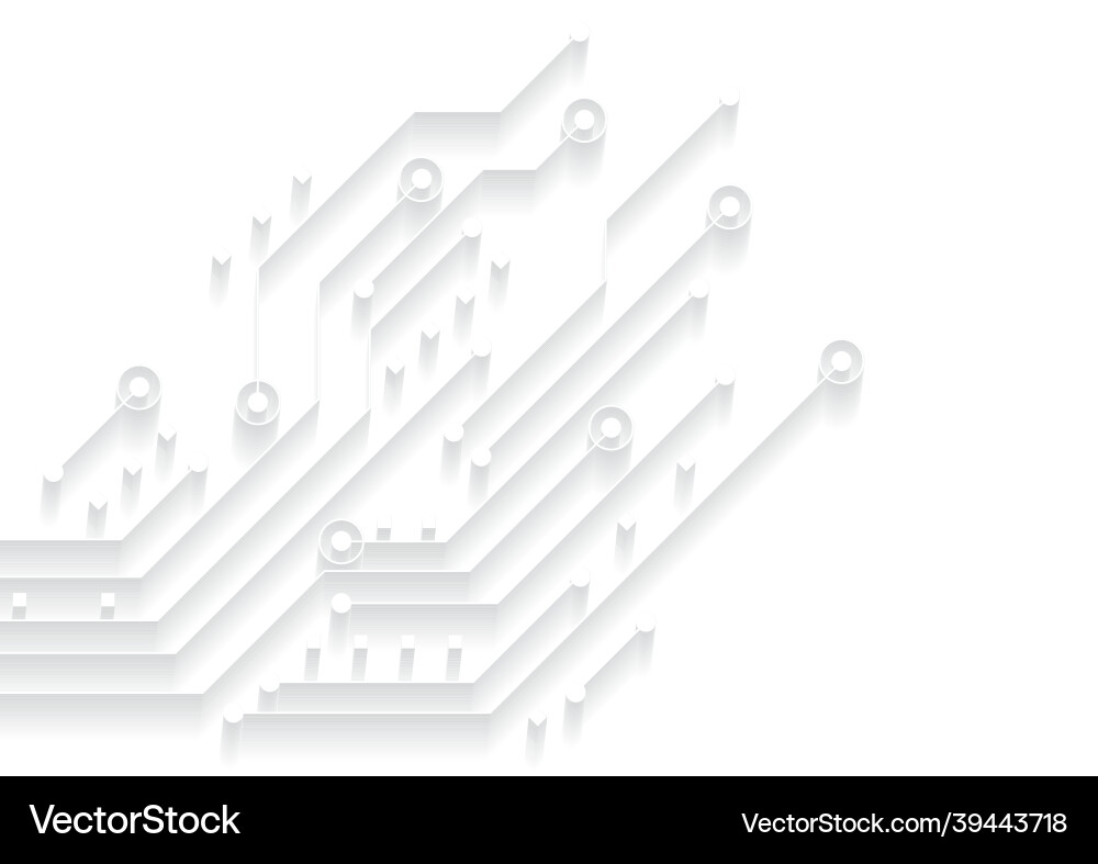 Circuit technology background with hi-tech Circuit technology background with hi-tech vector image