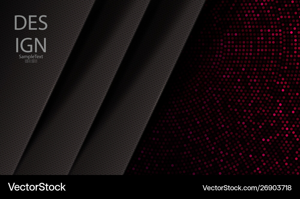 Dark Gray Textural Frame Pattern vector image