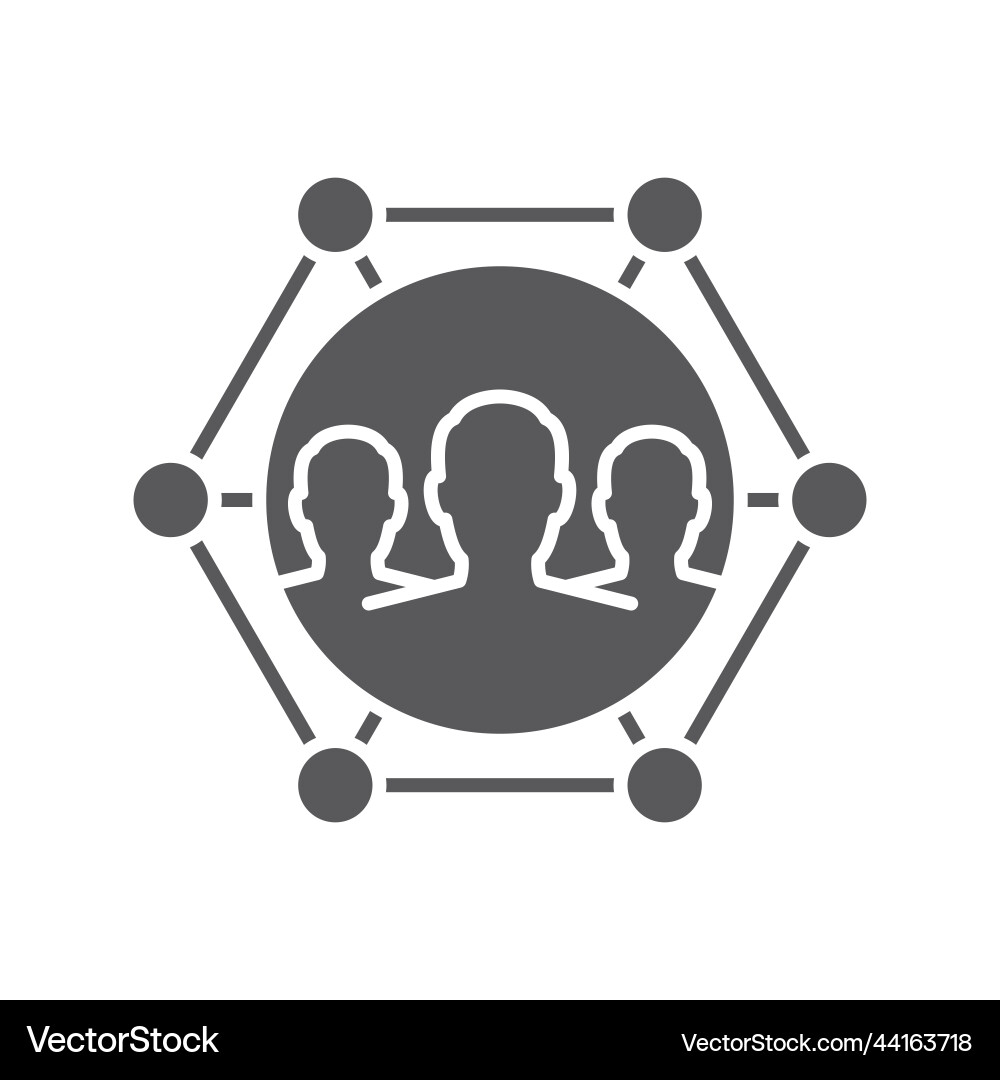 Stakeholder icon isolated in white background Stakeholder icon isolated in white background vector image