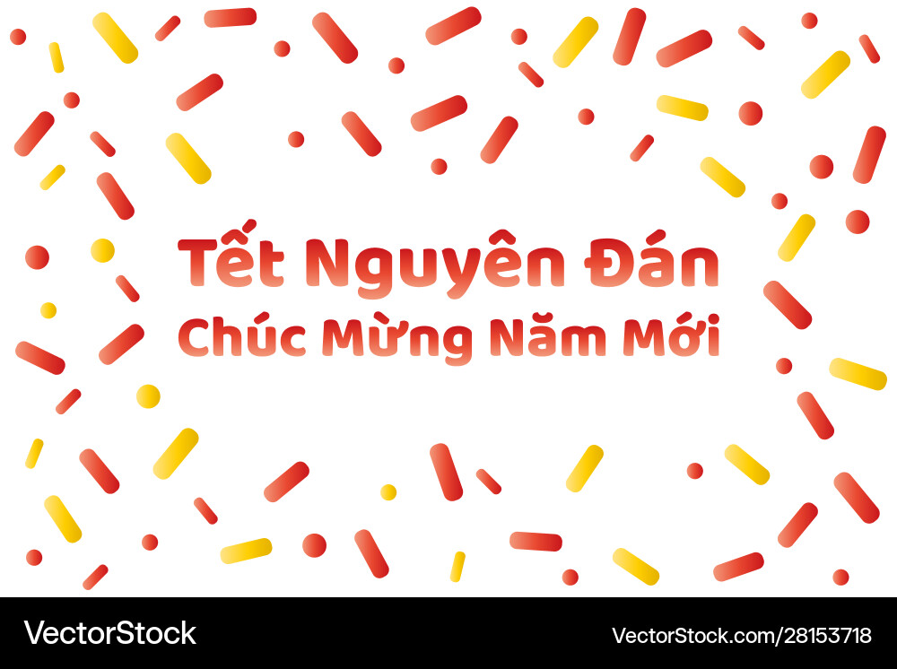 Vietnamese lunar new year or tet holiday Vietnamese lunar new year or tet holiday vector image