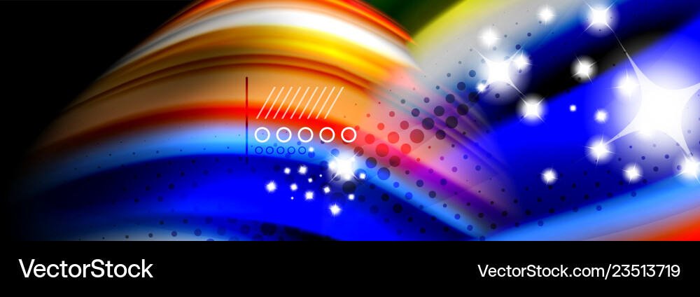 Fluid liquid wave pattern Vector Image