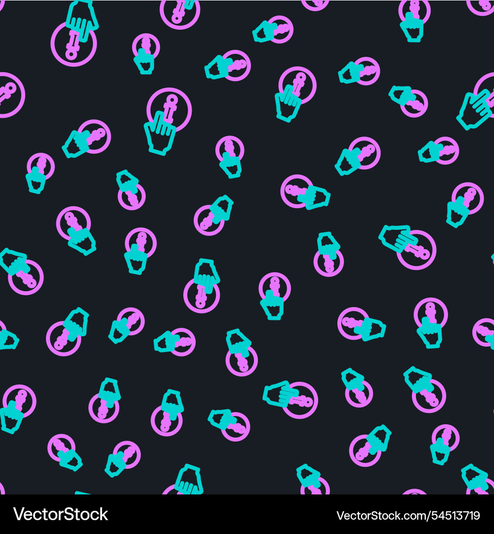 Line information icon isolated seamless pattern Line information icon isolated seamless pattern vector image