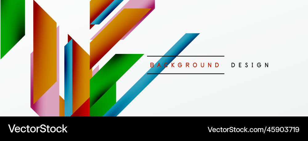 Minimal geometric abstract background dynamic 3d Minimal geometric abstract background dynamic 3d Vector Image