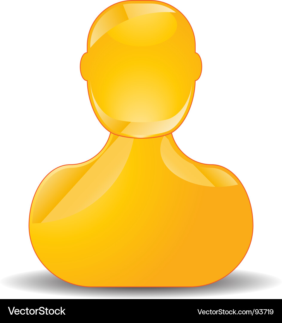 Support Character Icon Vector Image