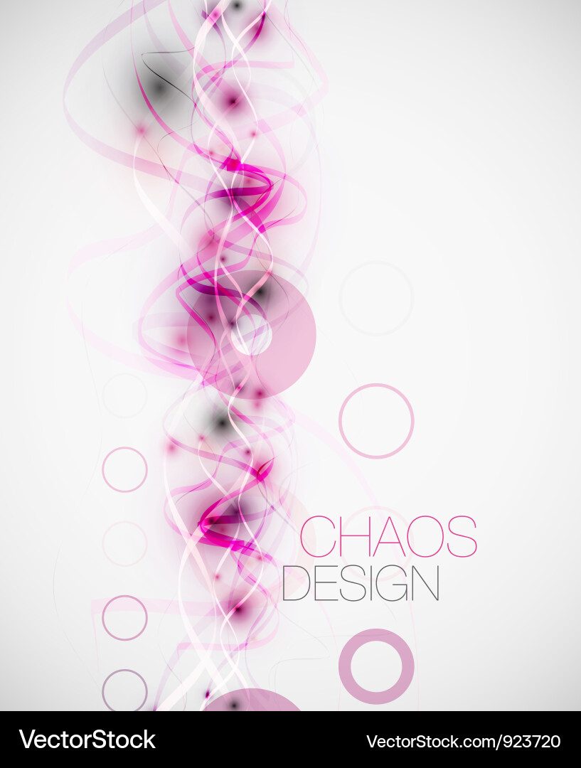 Abstract chaos lines background Vector Image
