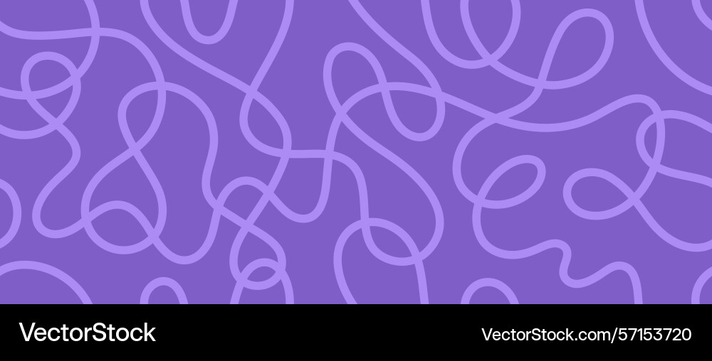 Creative squiggle pattern seamless abstract Vector Image