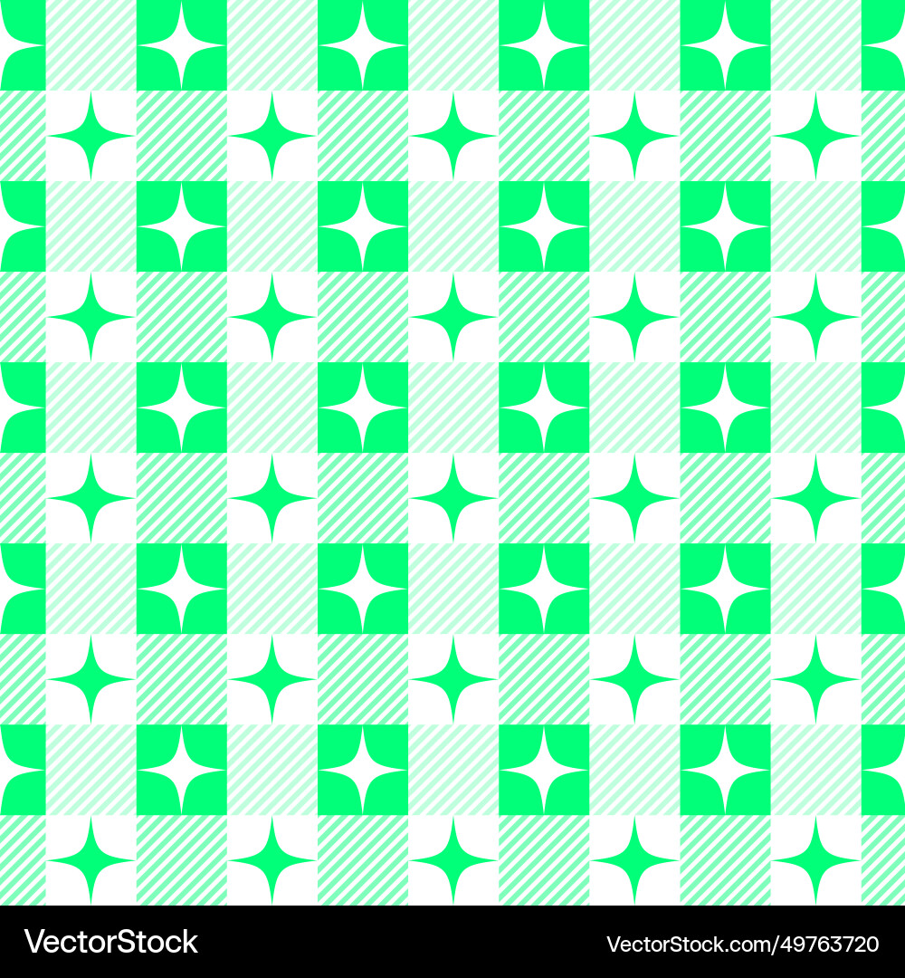 Y2k seamless pattern with sparkles geometric Y2k seamless pattern with sparkles geometric vector image