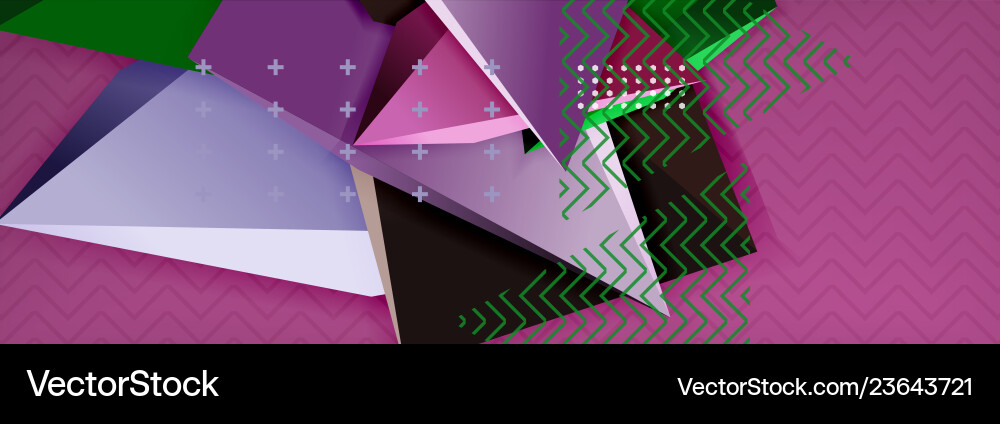 3d triangular minimal abstract background 3d triangular minimal abstract background vector image