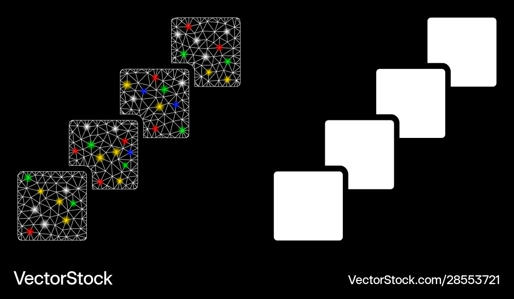 Flare mesh network blockchain icon with Flare mesh network blockchain icon with vector image