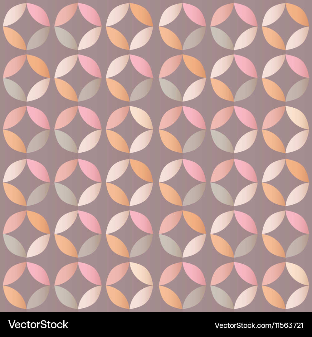 Geometric seamless pattern with colorful circles vector image