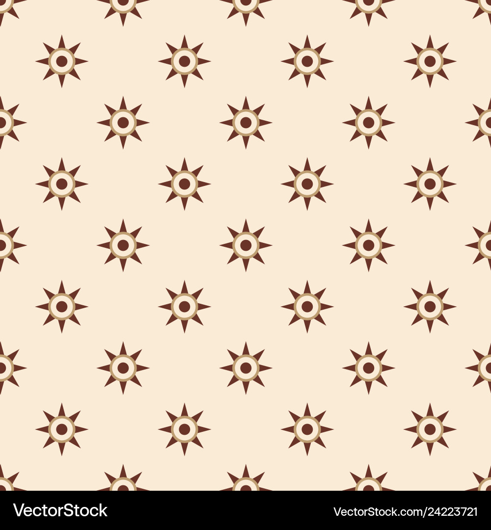 Geometric seamless pattern with symmetrical star Geometric seamless pattern with symmetrical star vector image