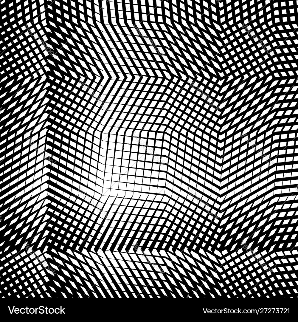 Grid pattern mesh background wavy waving Grid pattern mesh background wavy waving vector image