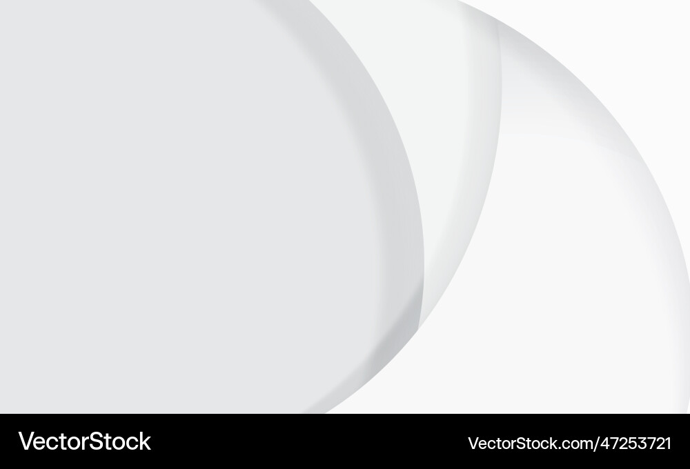Paper layer circle white abstract background Paper layer circle white abstract background vector image