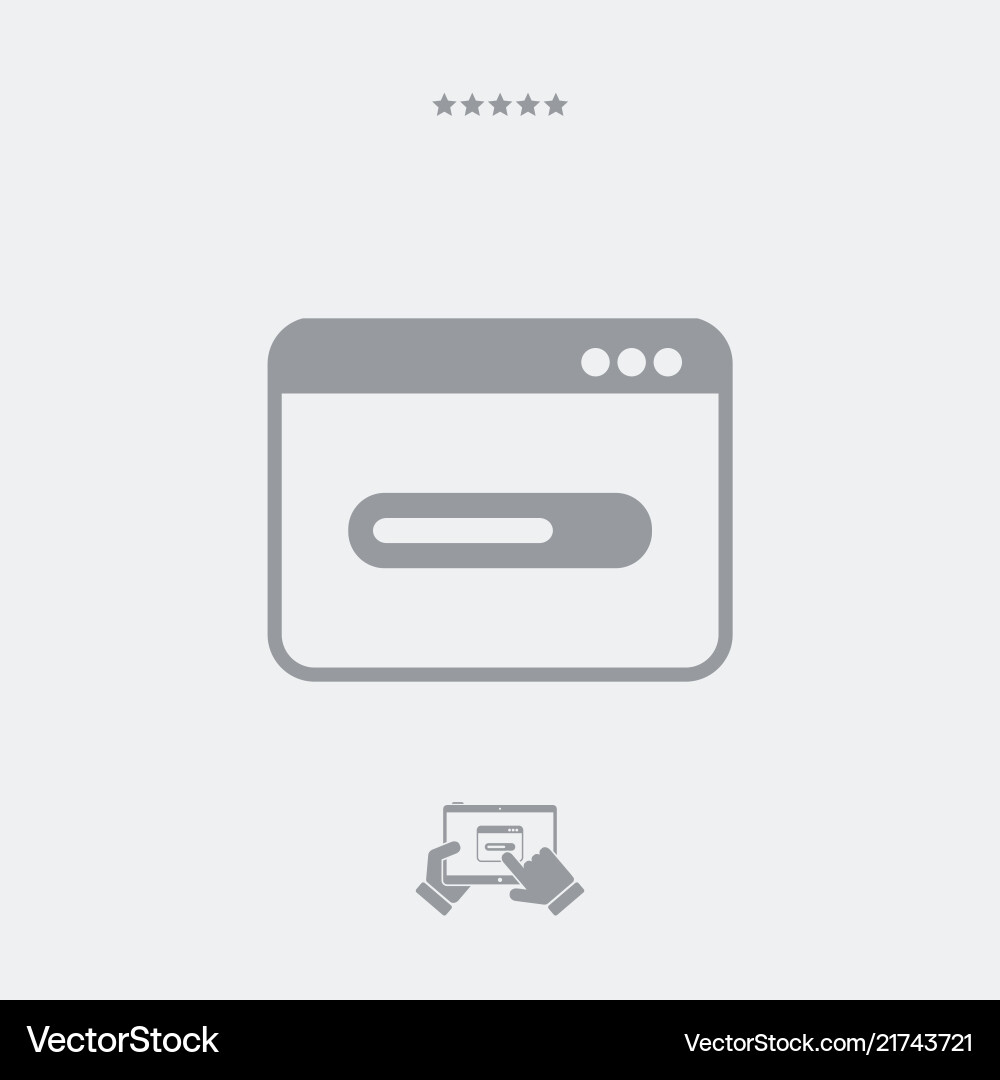 Progress bar process window Vector Image
