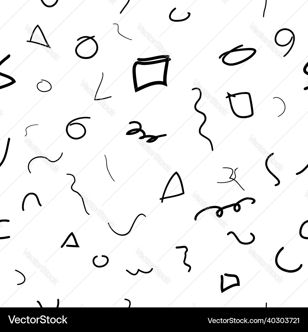 Seamless pattern abstract streak shape Seamless pattern abstract streak shape Vector Image