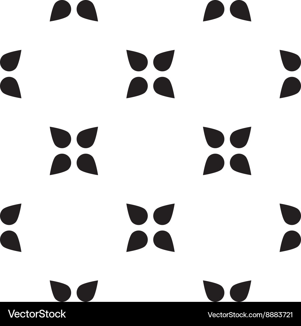 Universal black and white seamless pattern tiling Vector Image