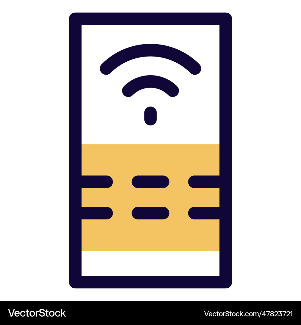 Voice assistant a wi-fi enabled smart device vector image