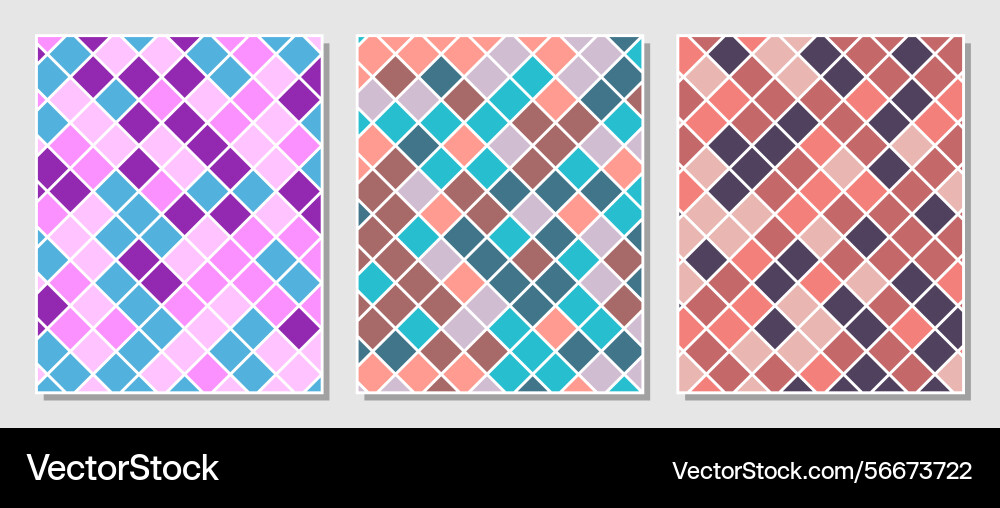 Abstract simple set colorful rectangles pattern Abstract simple set colorful rectangles pattern vector image