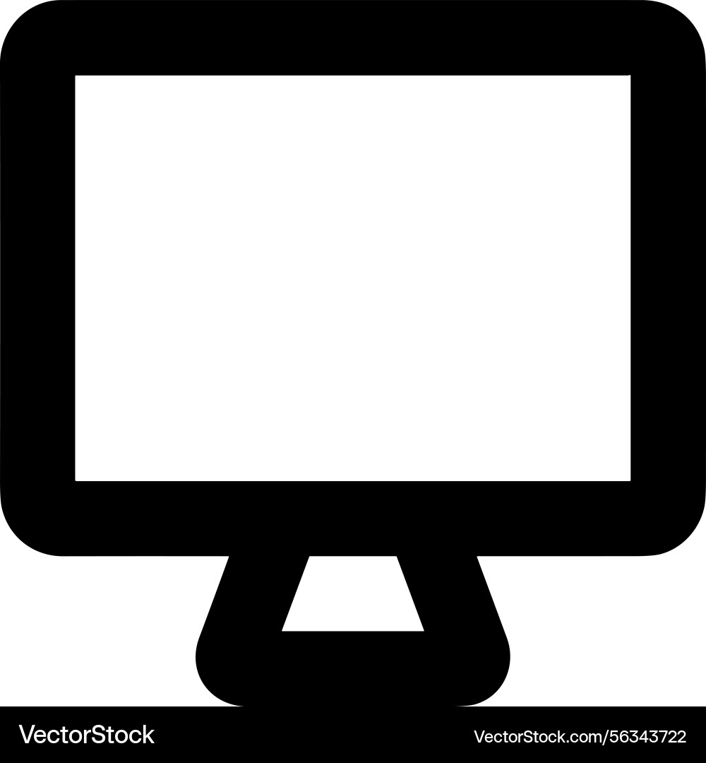 Computer icon symbol image Vector Image
