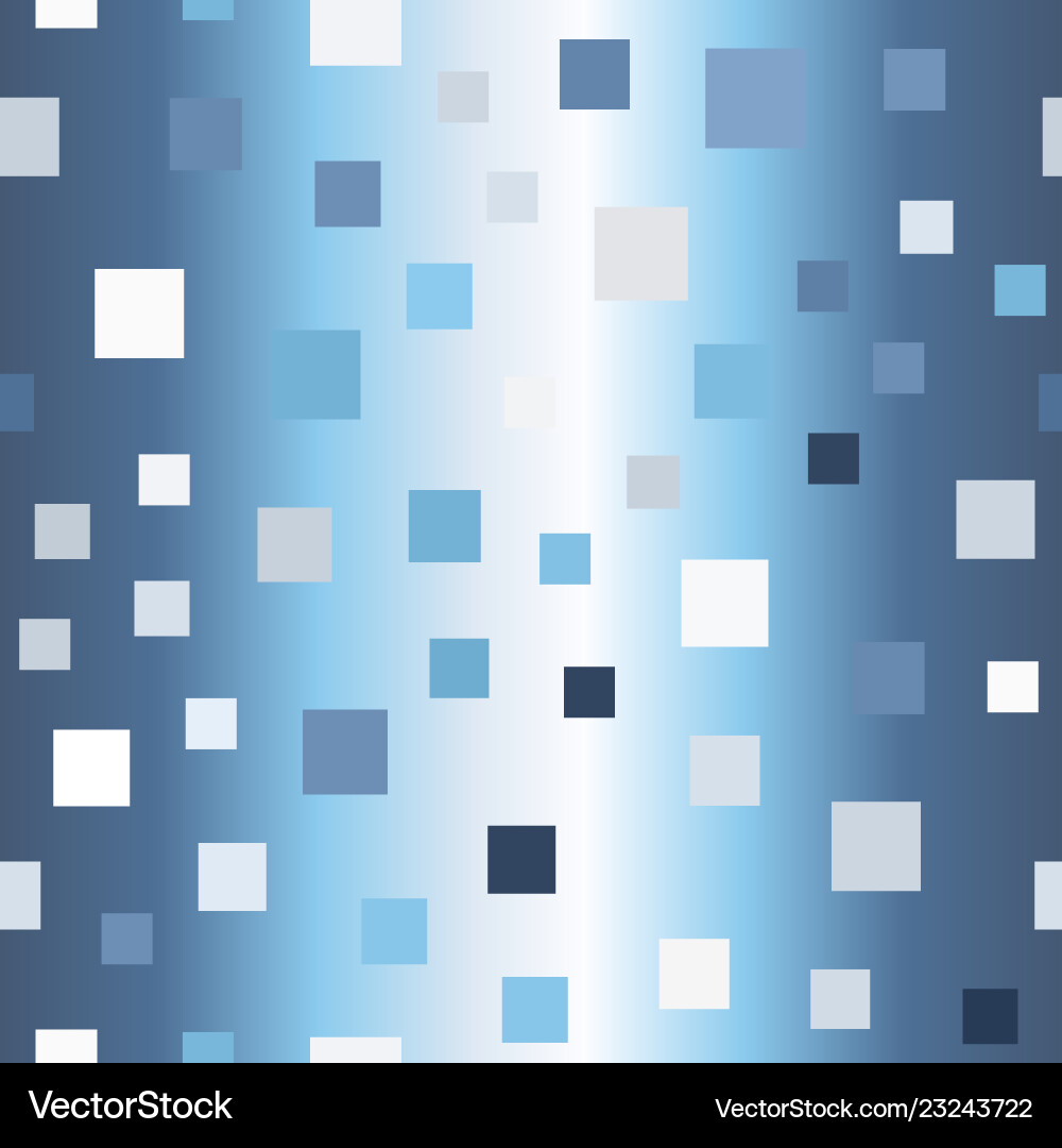 Glowing square pattern seamless vector image