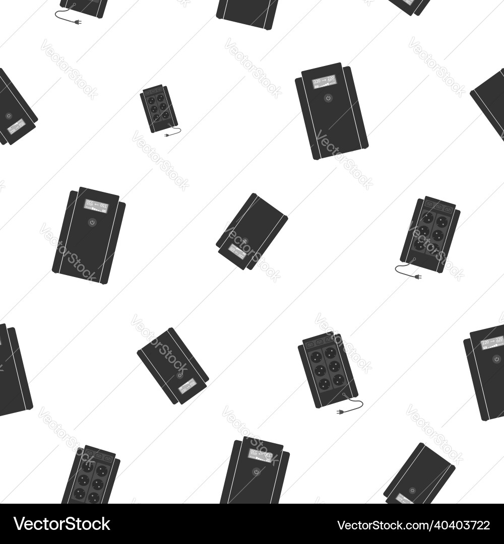 Pattern of professional uninterruptible power Pattern of professional uninterruptible power vector image