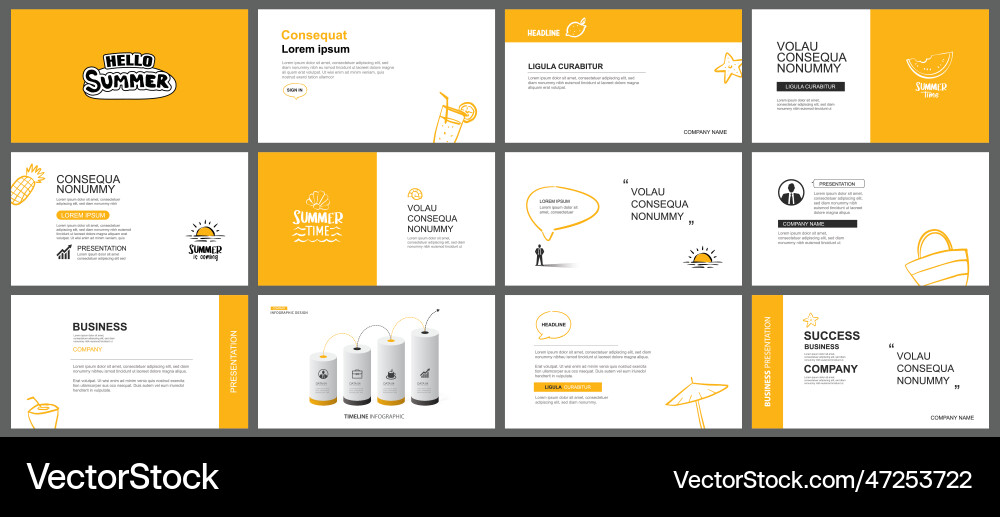 Presentation and slide layout background design Presentation and slide layout background design vector image
