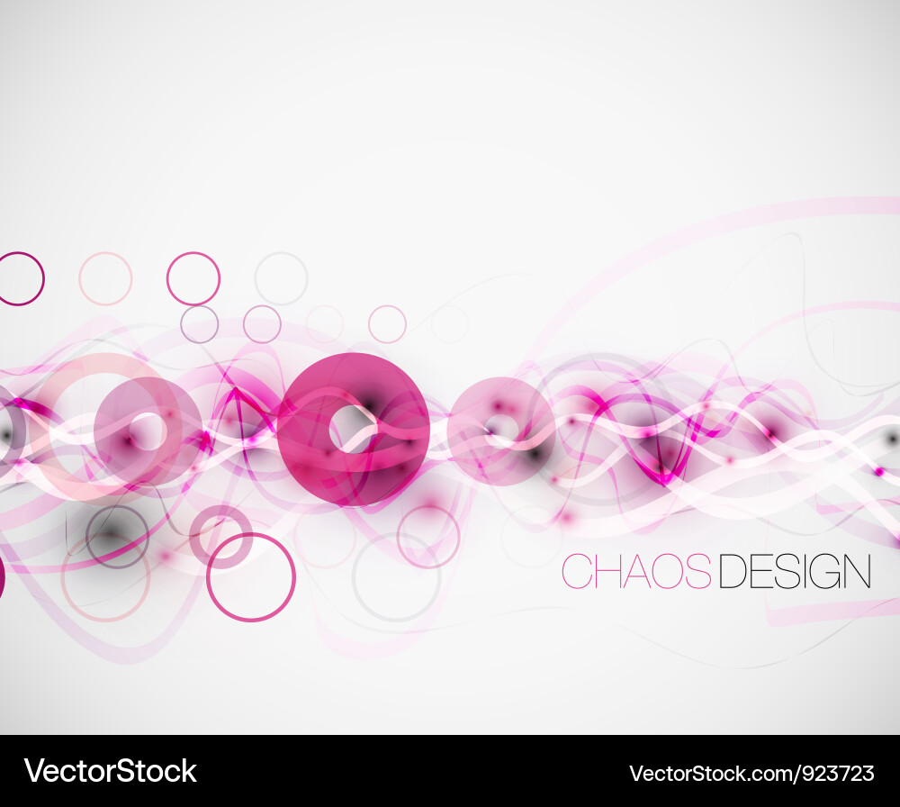 Abstract chaos lines background Vector Image
