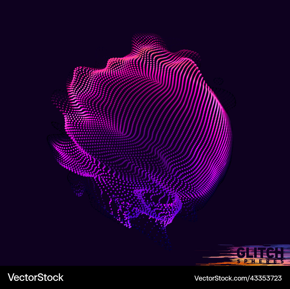Abstract colorful mesh on dark background Abstract colorful mesh on dark background vector image