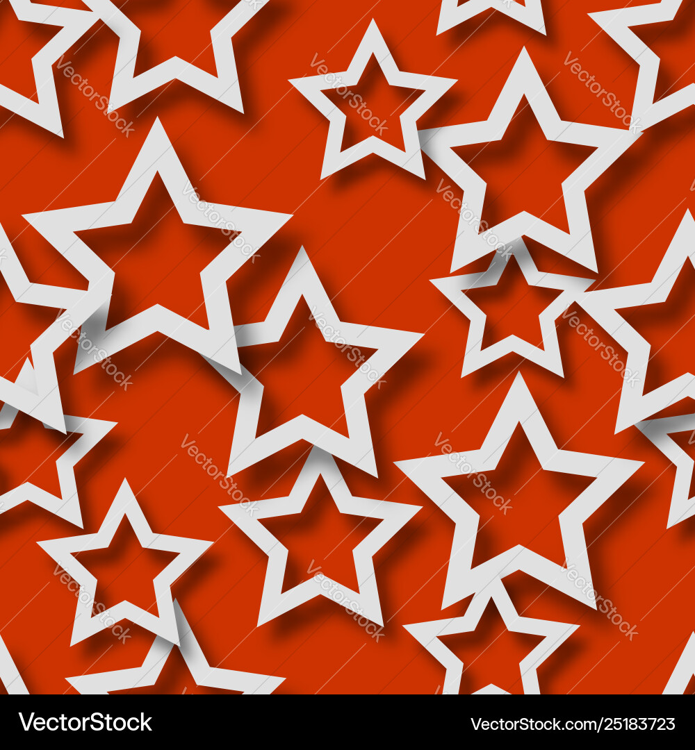 Abstract seamless pattern stars with shadows Abstract seamless pattern stars with shadows vector image
