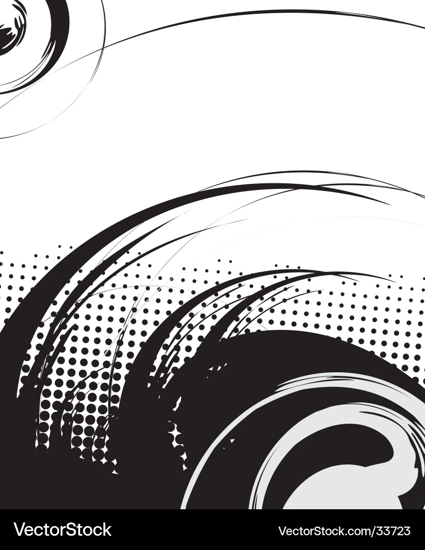 Abstract Swirl Background vector image