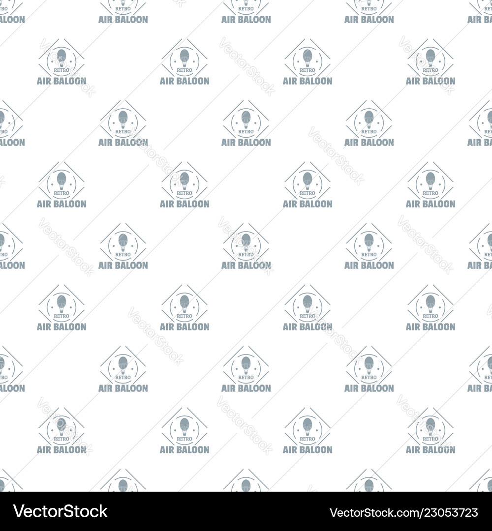Air balloon pattern seamless Air balloon pattern seamless vector image
