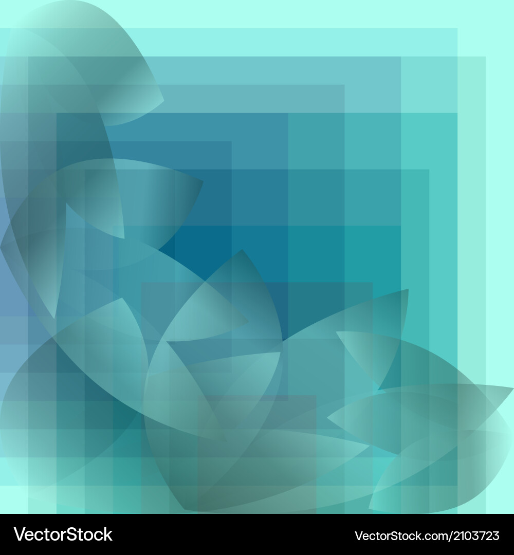 Blue Geometric Abstract Pattern Vector Image