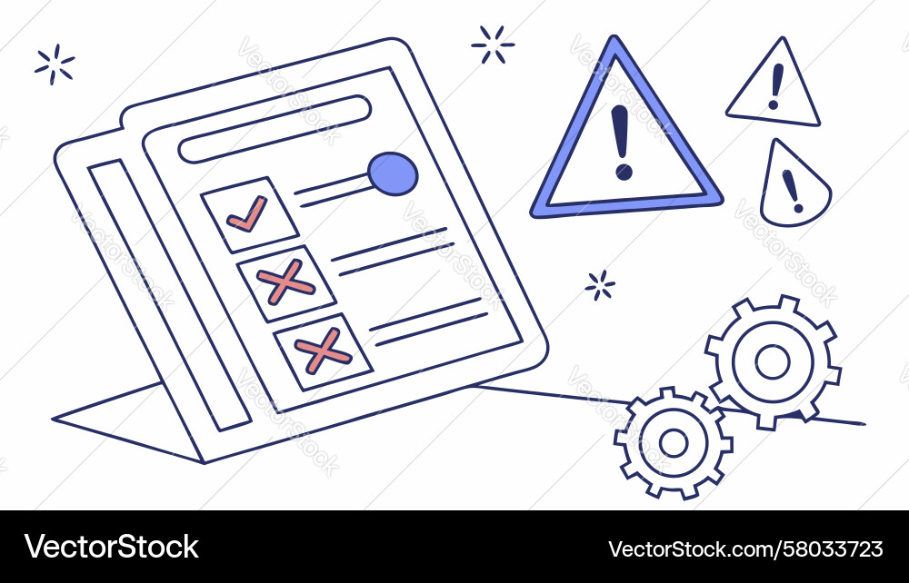 Digital Feedback Form with Checkboxes Vector Image