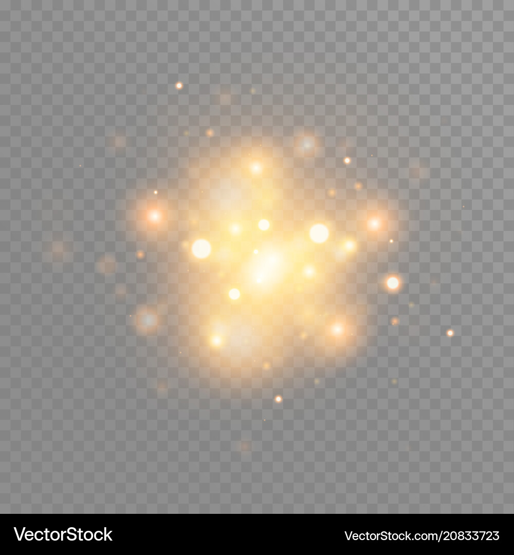 Gold Glimm Partikel bokeh Glitter Effekt Burst Gold Glimm Partikel bokeh Glitter Effekt Burst vektorbild