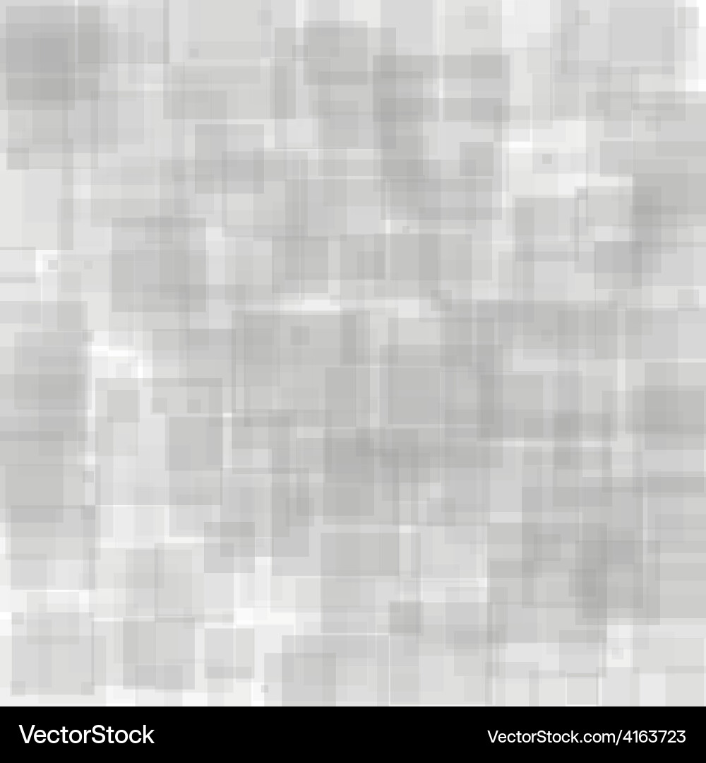 Gray Square Pattern Background vector image
