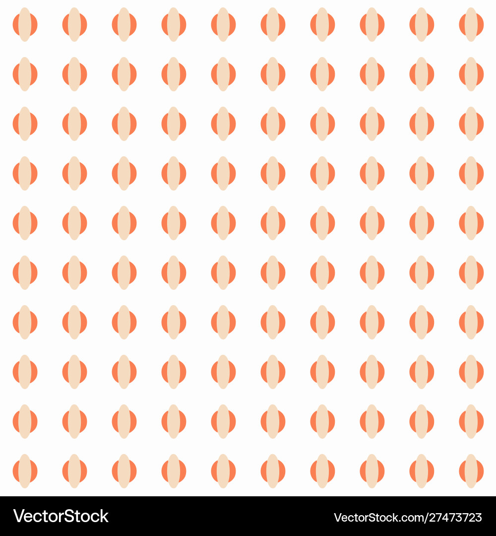 Peach twist seamless repeat pattern print vector image