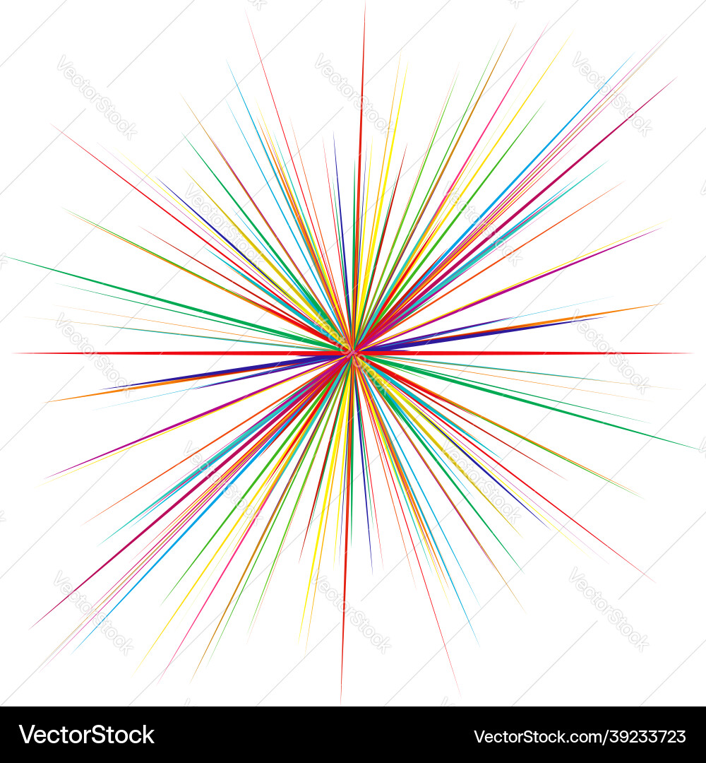 Radial radiating dynamic rays beams lines Radial radiating dynamic rays beams lines Vector Image