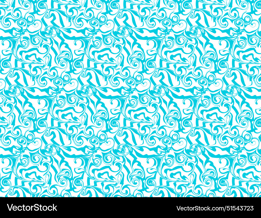 Seamless pattern design with different shapes vector image