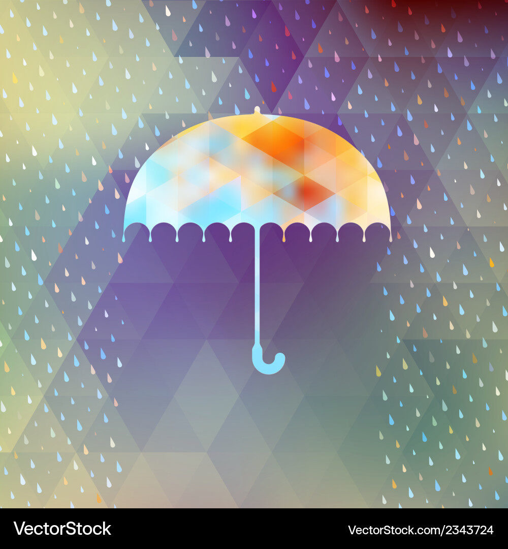Abstract background with rain pattern eps 10 Vector Image