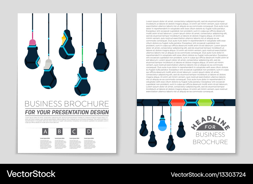 Abstract layout background set for art Vector Image