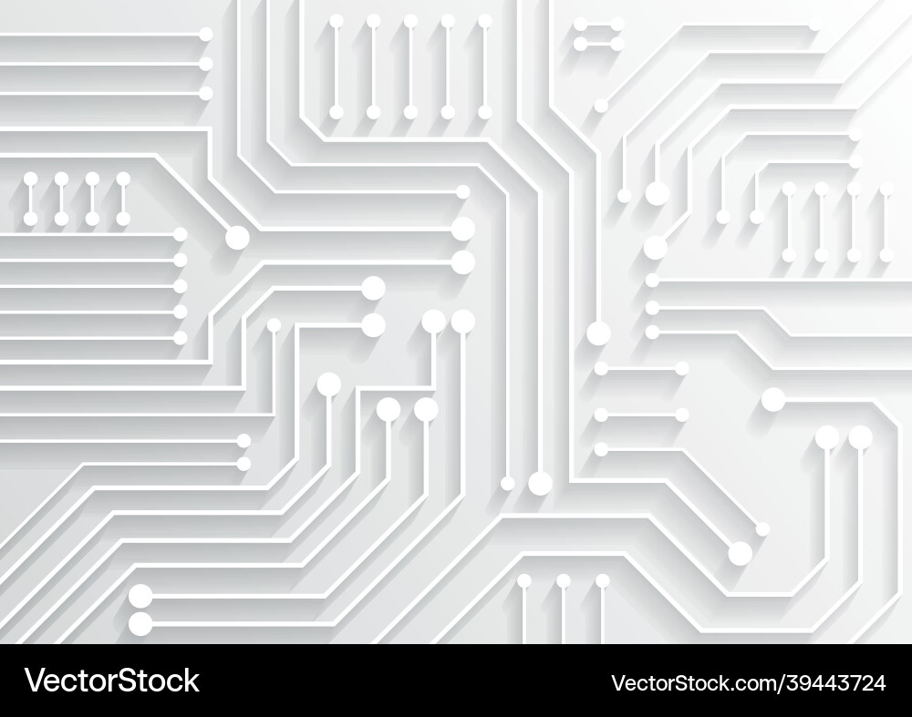 Circuit technology background with hi-tech Circuit technology background with hi-tech vector image