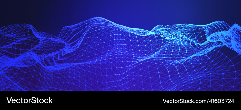 Digital technology background neural network Digital technology background neural network vector image