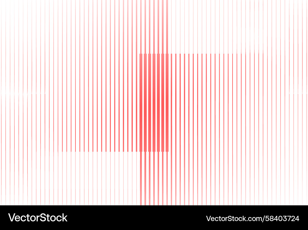 Red Geometric Line Merge Pattern Vector Image