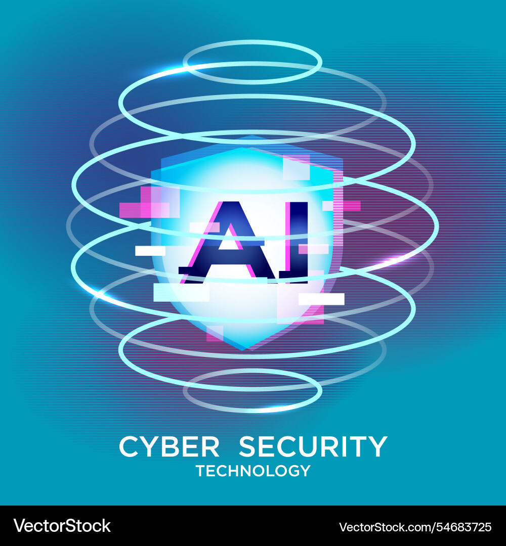 Cyber aasecurity system with abstract concept Cyber aasecurity system with abstract concept vector image