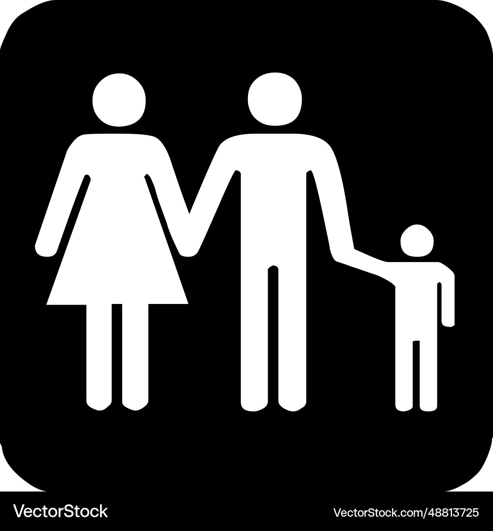Minimalist various black icon for daily use Vector Image