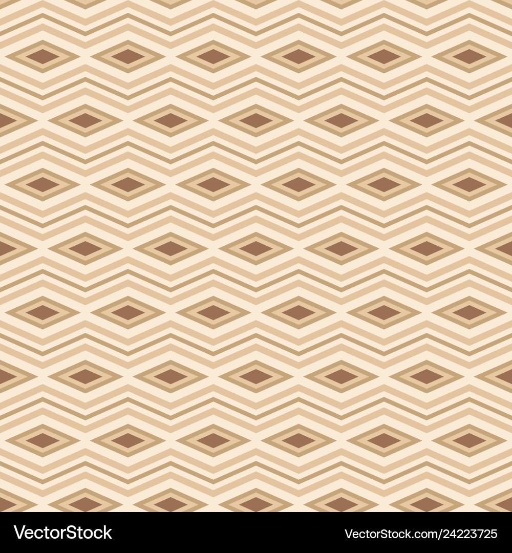 Seamless pattern of rhombuses and zigzag lines Seamless pattern of rhombuses and zigzag lines vector image